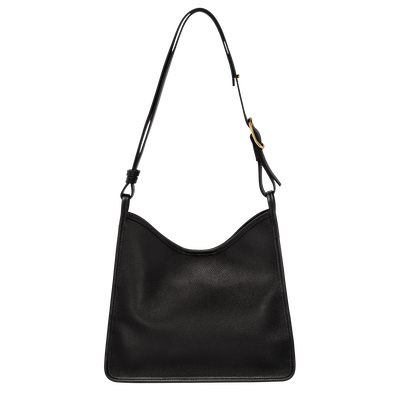 Le Foulonné 系列 Hobo 袋 M, 黑色