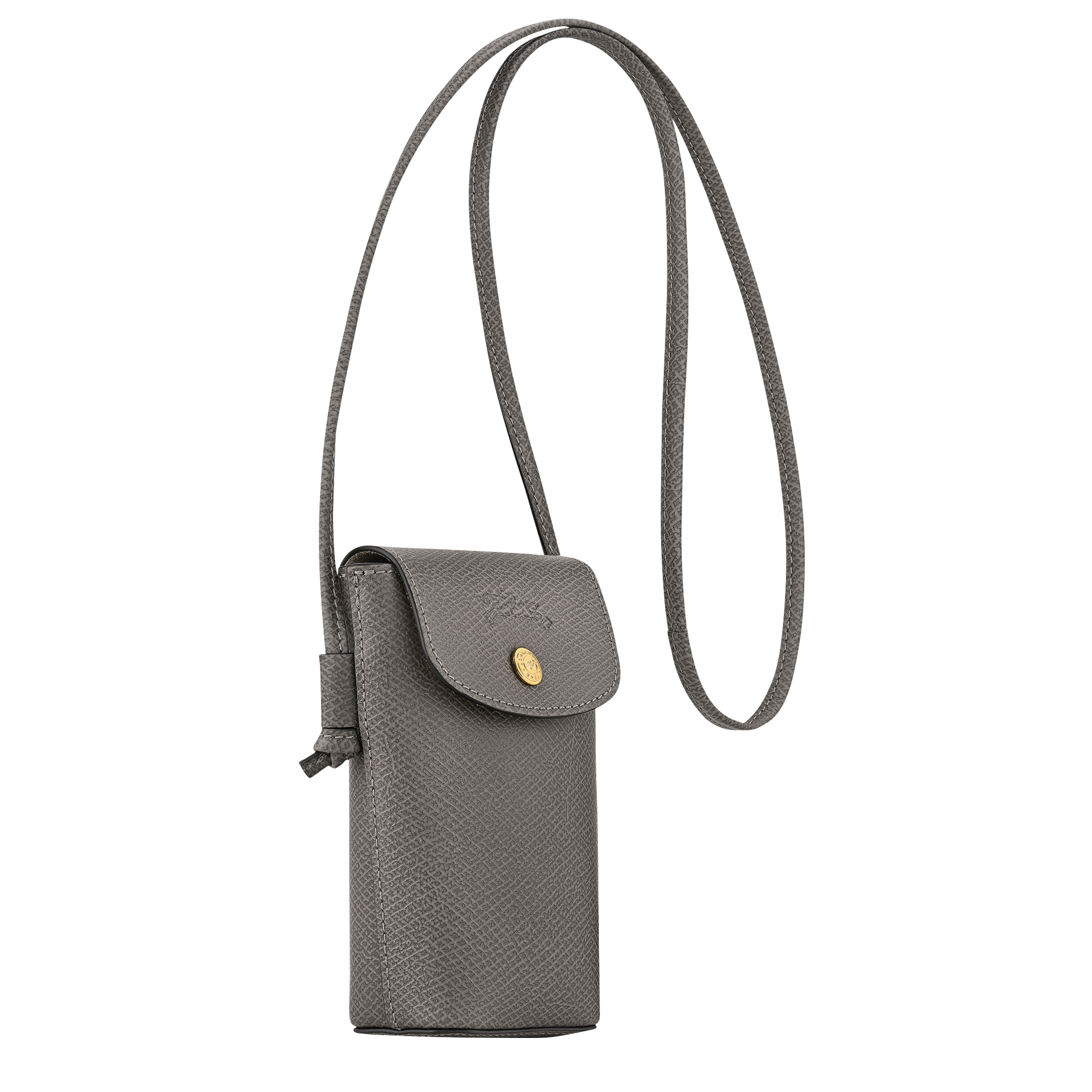 &Eacute;pure 皮革滚边装饰手机壳, 斑鸠灰