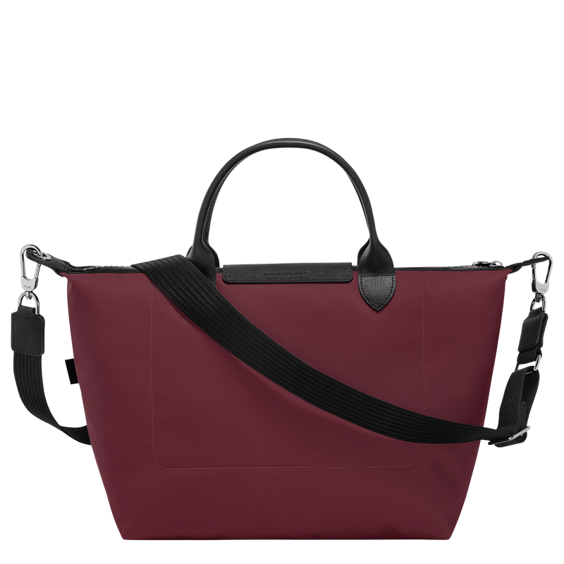Le Pliage Energy L 手提包 , 勃艮第色 - 再生帆布  - 查看 4 6