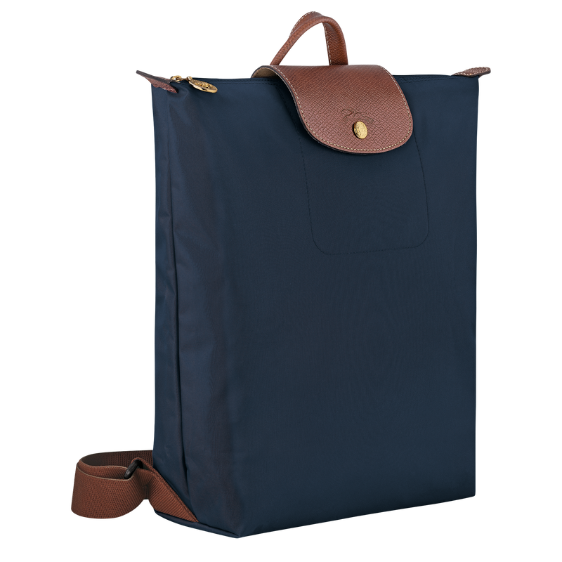 Le Pliage Original M Backpack , Navy - Recycled canvas  - View 3 of  7