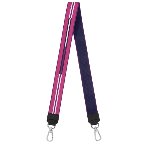 Longchamp Rayures 肩带 , 紫色 - 帆布 - 查看 1 1