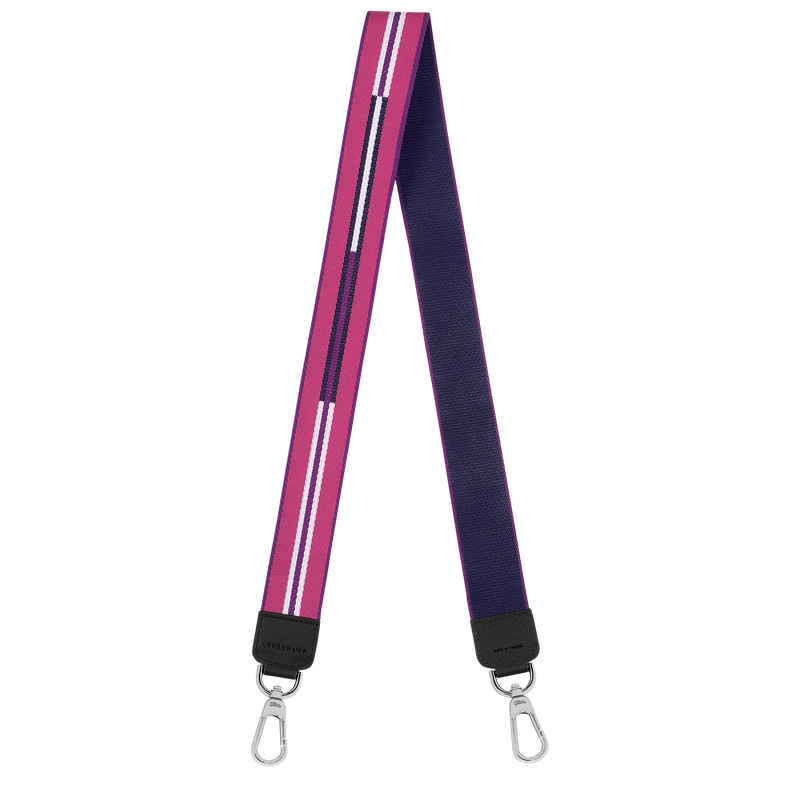 Longchamp Rayures 肩带 , 紫色 - 帆布  - 查看 1 1