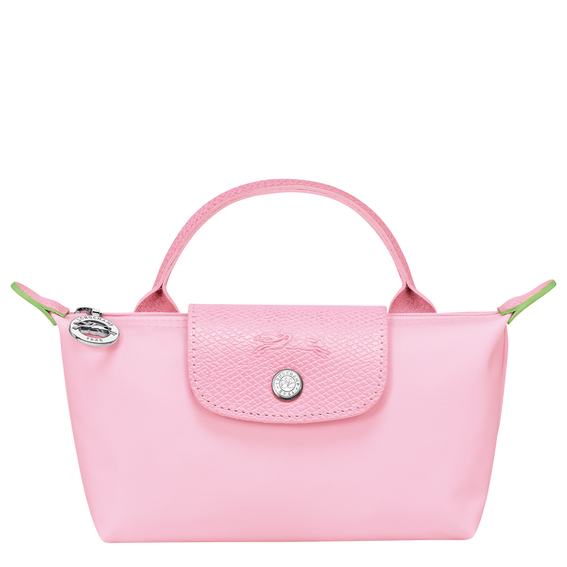 Le Pliage Green 化妆包 , 粉红色 - 再生帆布  - 查看 1 5
