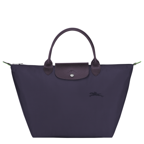 Le Pliage Green M Handbag , Bilberry - Recycled canvas - View 1 of  5