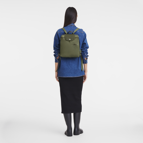 Le Pliage Green M Backpack , Forest - Recycled canvas - View 2 of  6