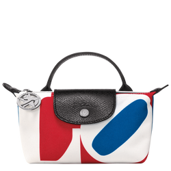 Longchamp x Robert Indiana 小袋 , 白色 - 帆布