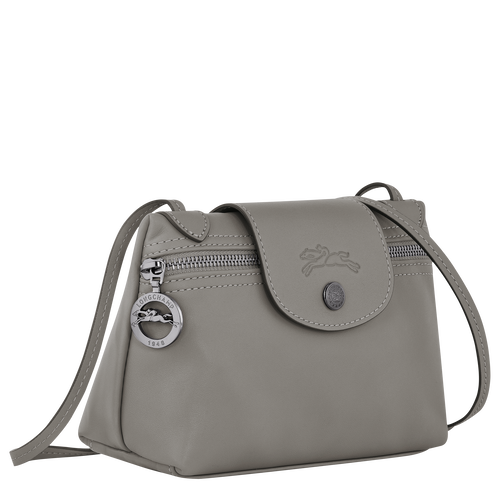 Le Pliage Xtra XS Crossbody bag , Turtledove - Leather - View 3 of  6