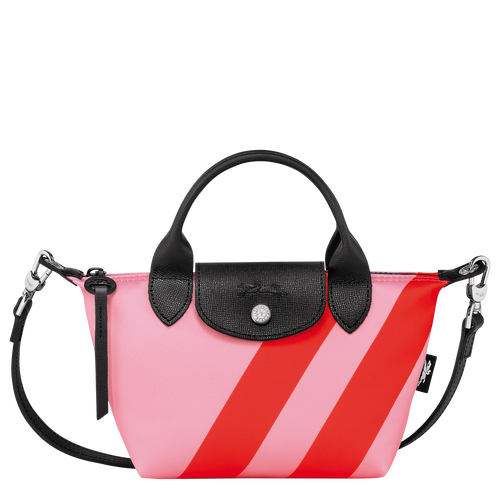 Le Pliage 系列 XS 手提包 , 玫瑰色 / 橙色 - 帆布 - 查看 1 2