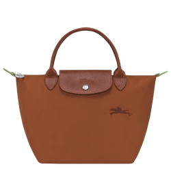 Le Pliage Green S 小号手提包 , 干邑色 - 再生帆布