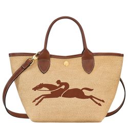 Le Panier Pliage S 小号手提包 , 棕色 - 帆布
