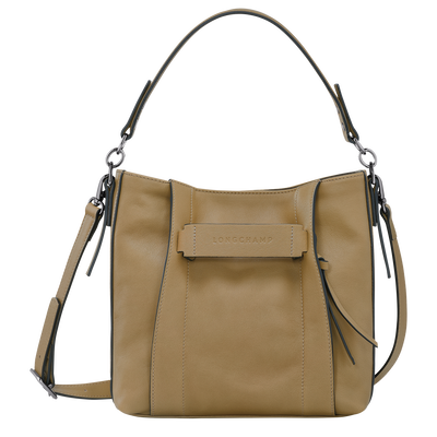 Longchamp 3D S 斜挎包 , 烟草色 - 皮革