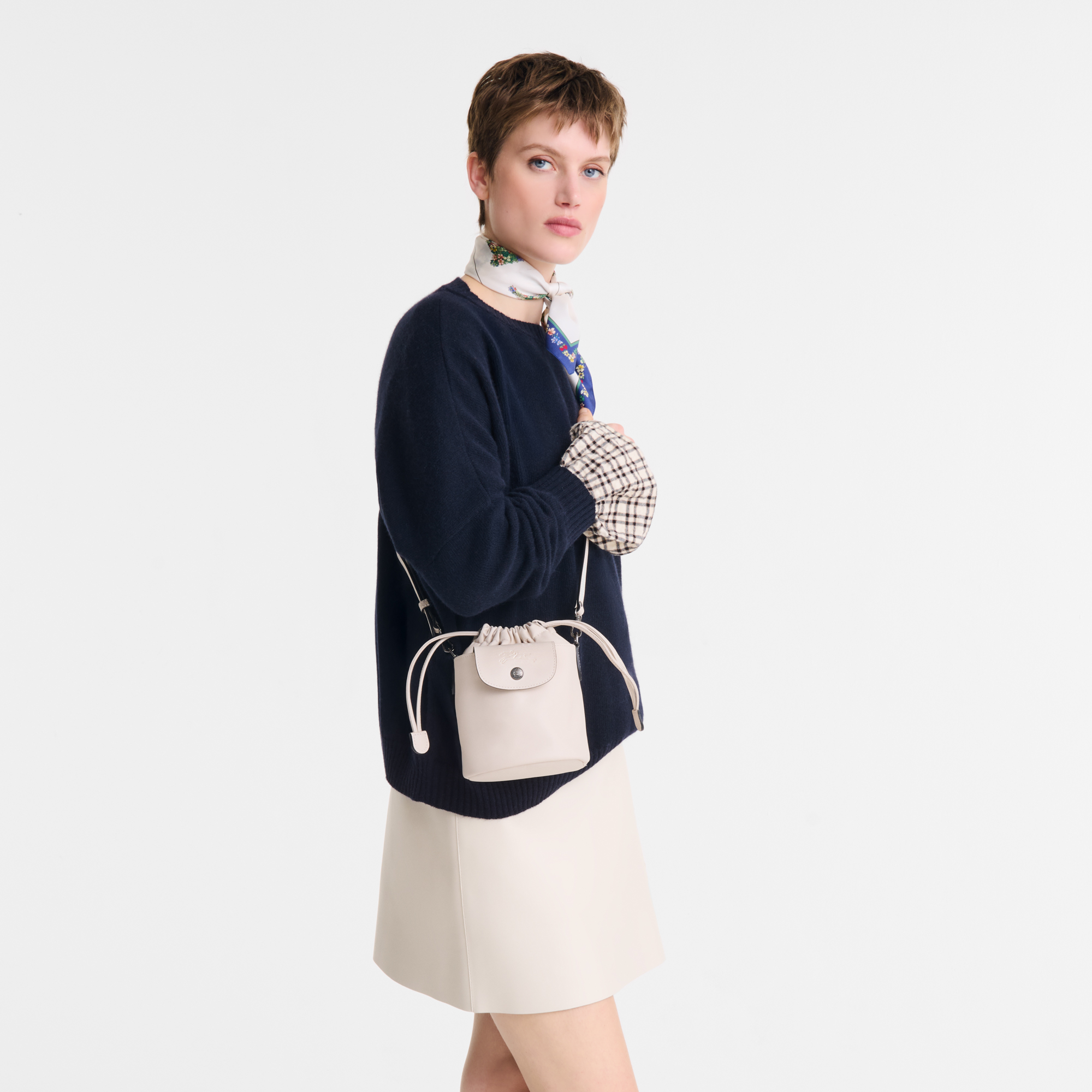 Le Pliage Xtra 水桶包 XS, 米白色