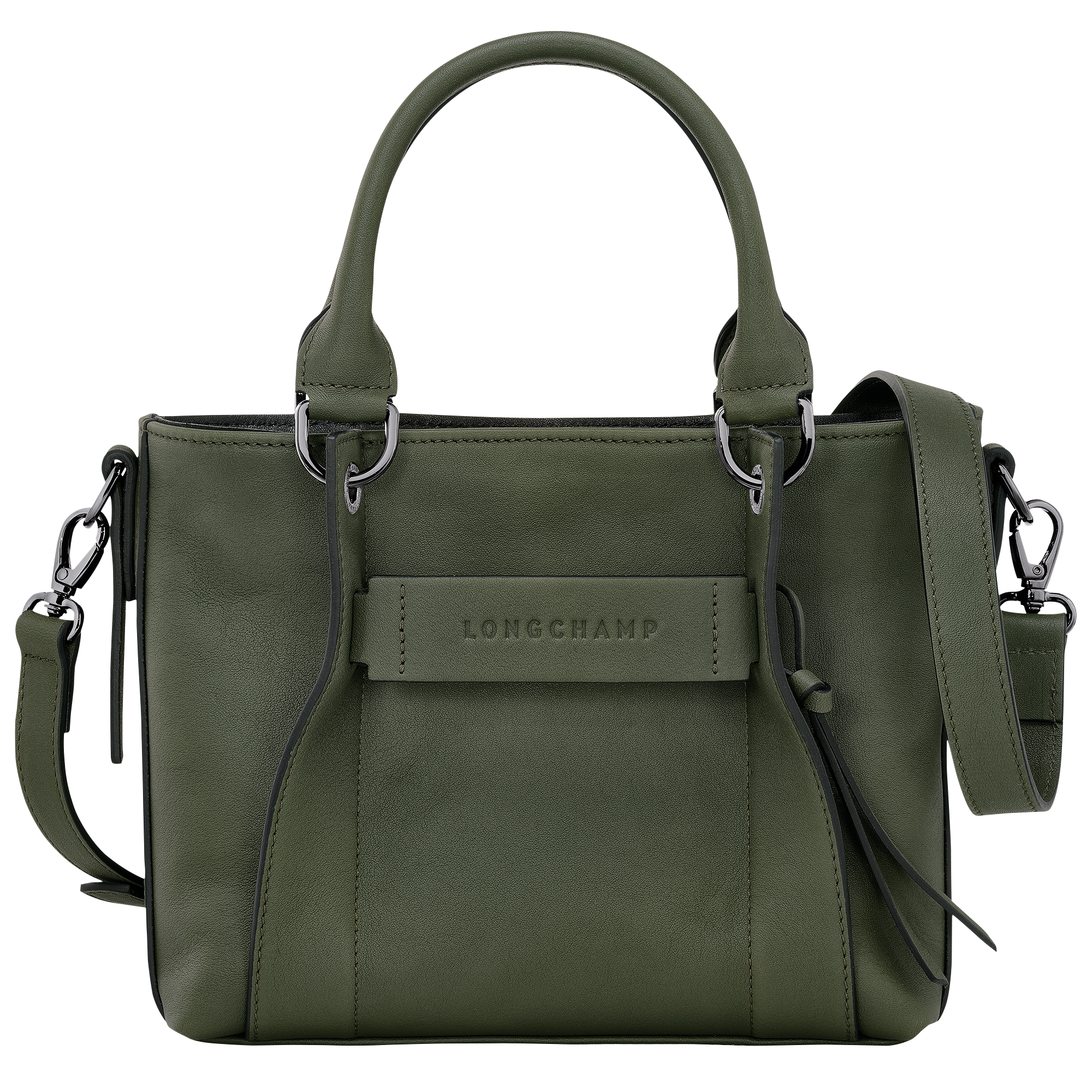 Longchamp 3D 手提包 S, 卡其色