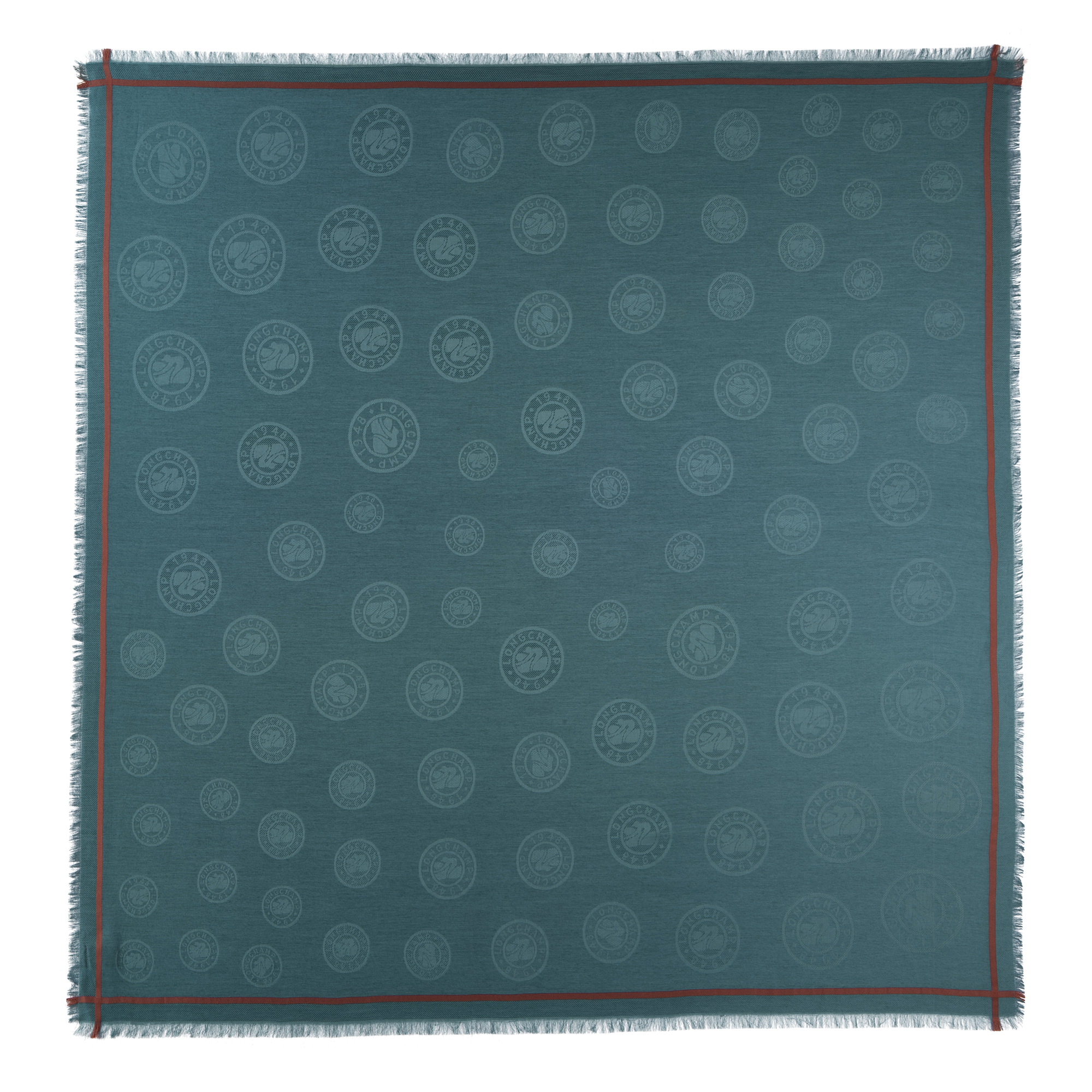 披肩, 孔雀蓝色 - 查看 1
        2 - 放大 Longchamp奖章 披肩, 孔雀蓝色