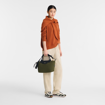 Le Pliage Energy S 手提包 , 卡其色 - 再生帆布