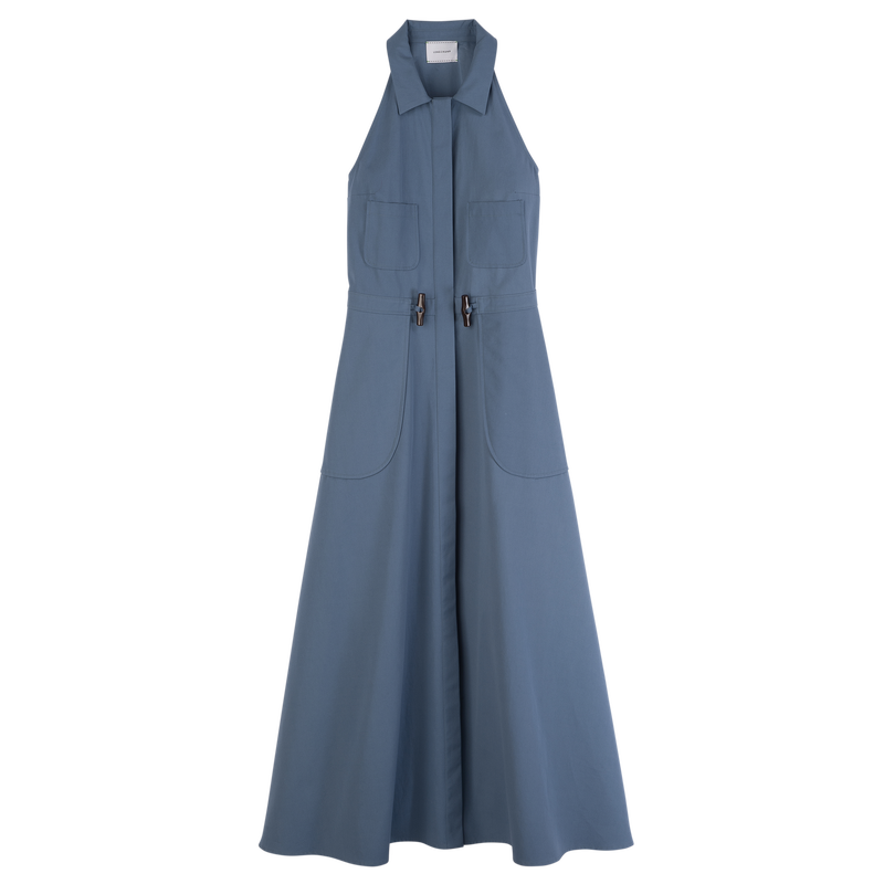 长款连衣裙 , 蓝灰色 - 其他  - 查看 1 1