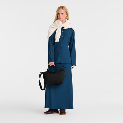 Le Pliage Energy S 手提包 , 黑色 - 再生帆布