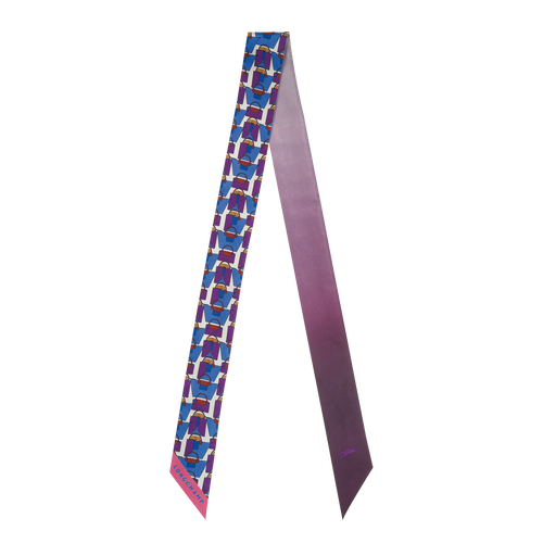 Le Pliage日本折纸术 丝带 , 浆果紫 - 真丝 - 查看 1 2