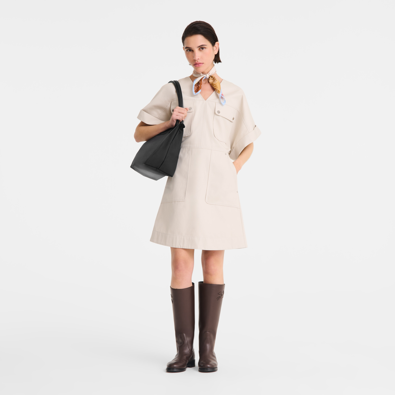 Le Pliage One M 托特包 , 黑色 - 再生帆布  - 查看 2 8