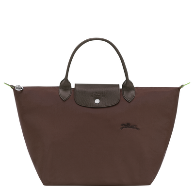 Le Pliage Green M 手提包 , 摩卡色 - 再生帆布