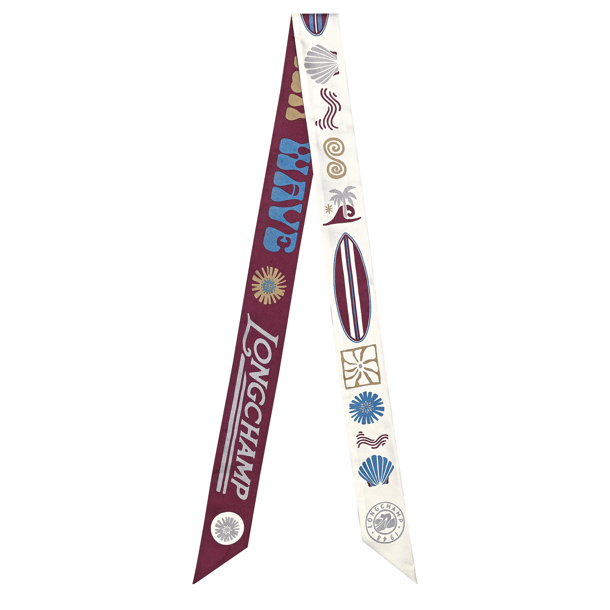 Catch The Parisian Wave（逐浪巴黎） 细丝带, 勃艮第色