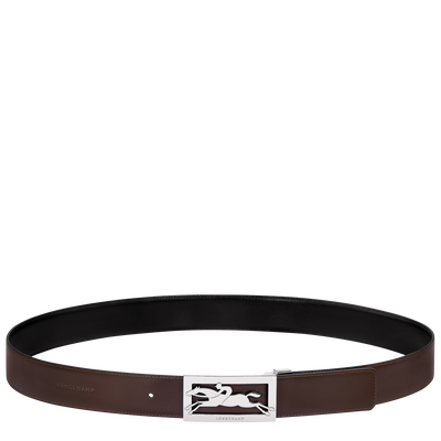 Men's belt, Black/Mocha - View 3 of
5 - zoom in Delta Box Men's belt, Black/Mocha