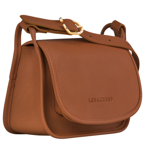 Le Foulonné S Crossbody bag , Caramel - Leather - View 3 of  5