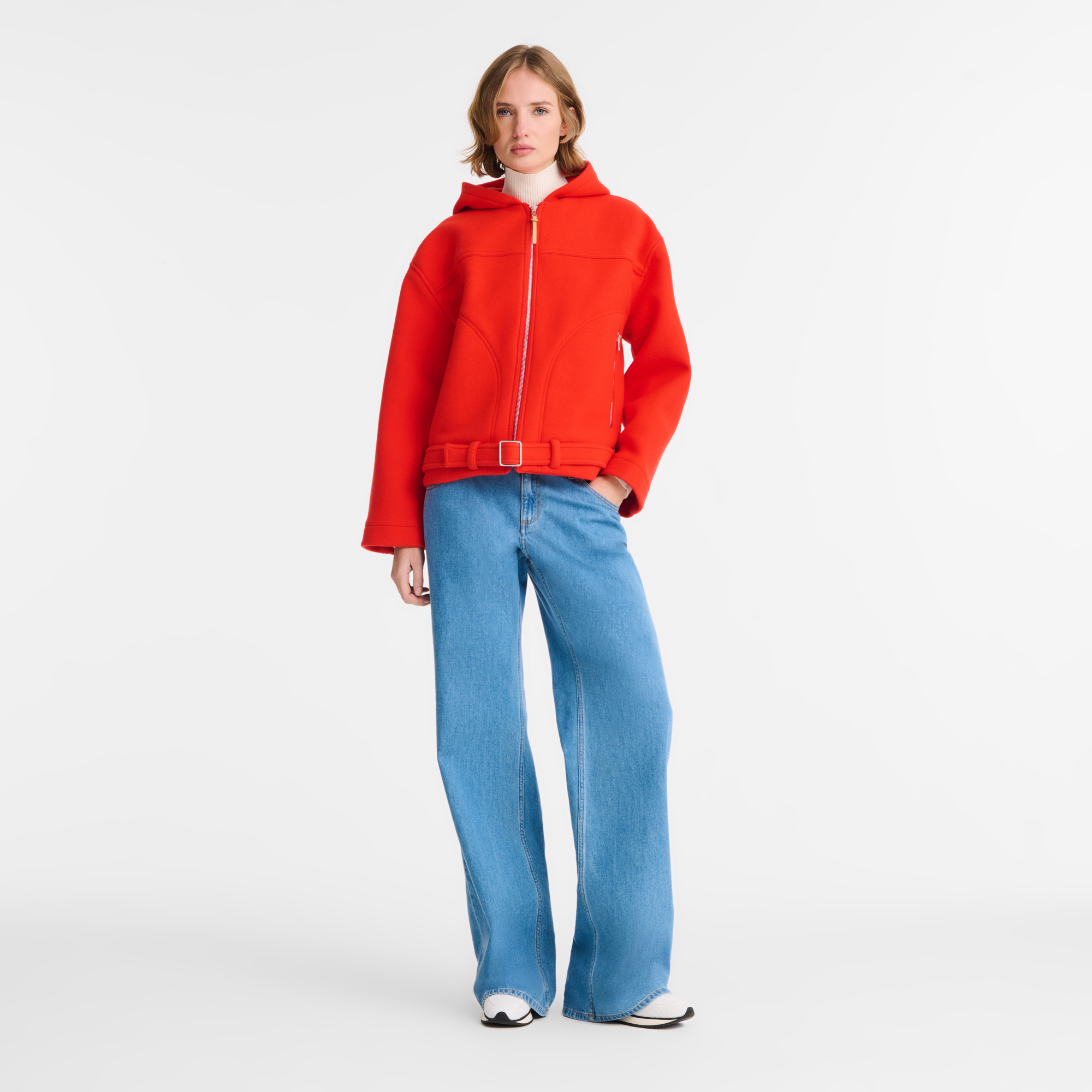 Jacket, Red/Navy - View 2 of
5 - zoom in null Jacket, Red/Navy