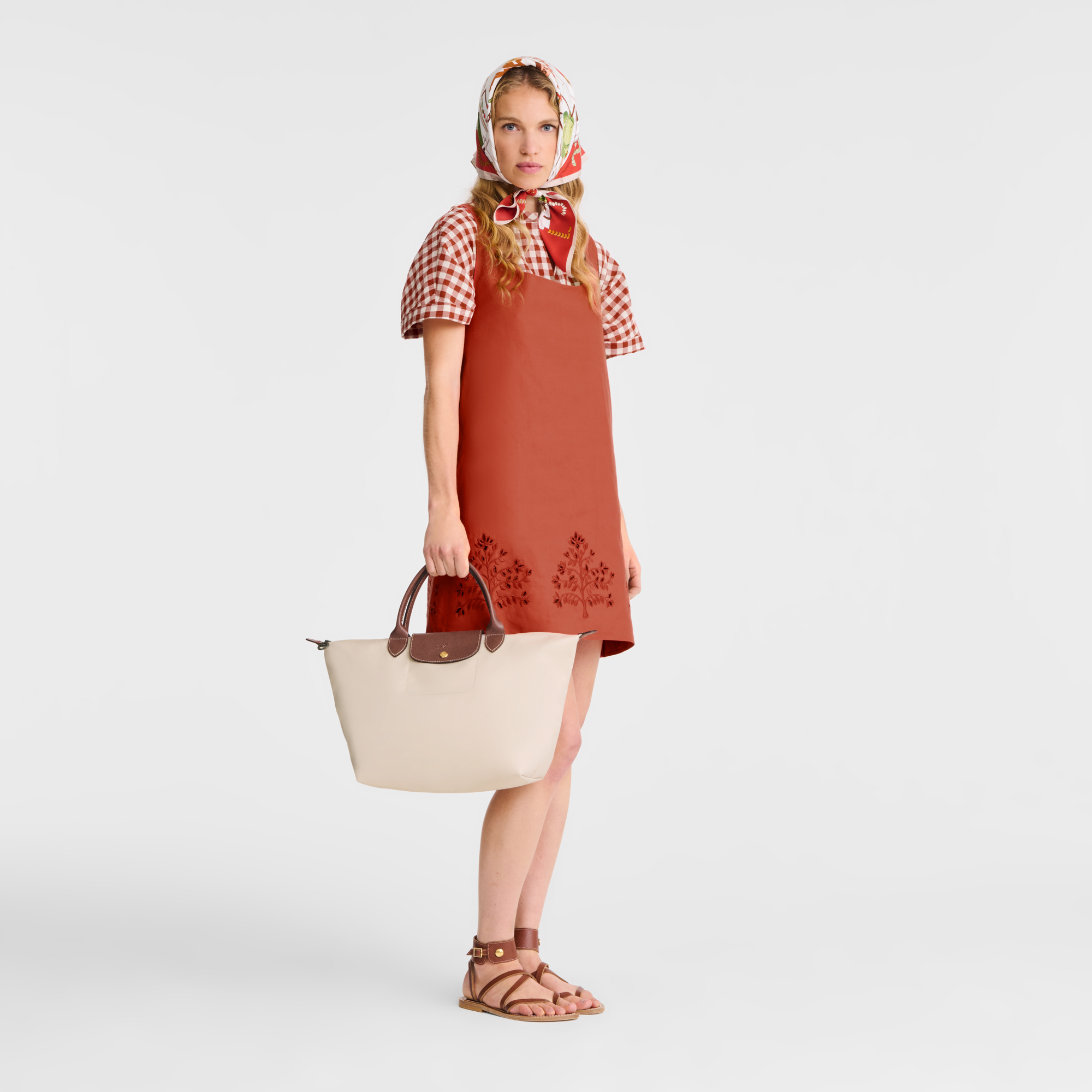 Le Pliage Original 手提包 M, 纸张白