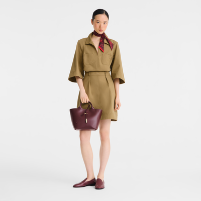 Le Roseau , Burgundy - Leather