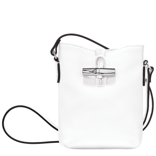 Roseau XS Crossbody bag , White - Leather - View 1 of  5