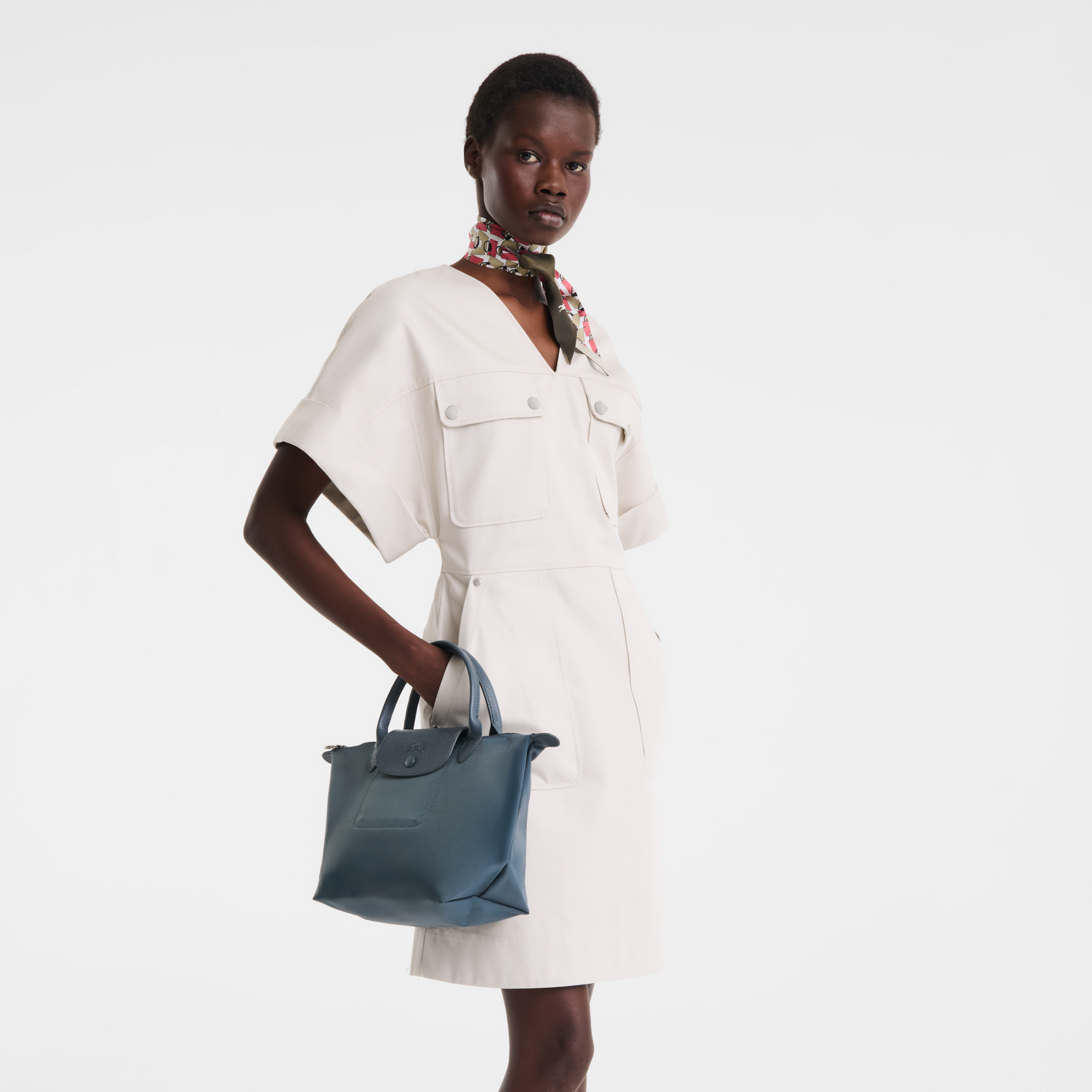 Le Pliage One 手提包 S, 灰黑色