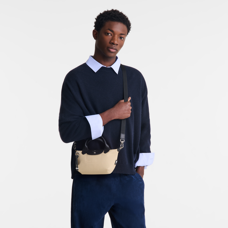 Le Pliage Energy XS Handbag , Clay - Recycled canvas  - View 2 of  6