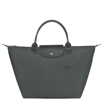 Le Pliage Green M 手提包 , 石墨黑 - 再生帆布