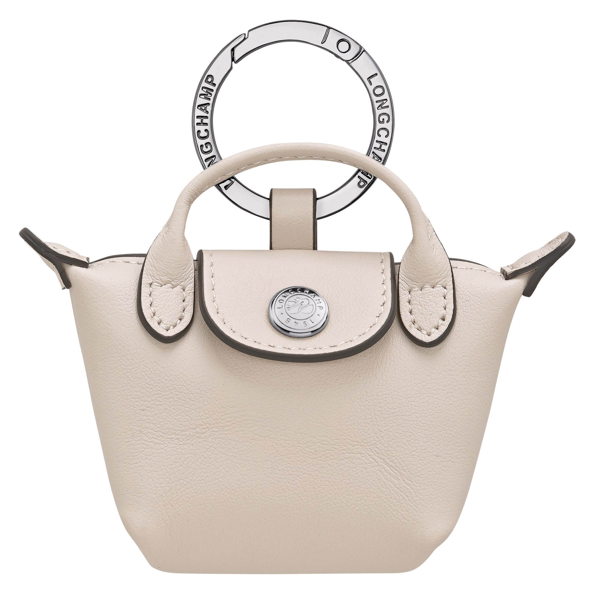 Le Pliage Xtra 钥匙扣, 米白色