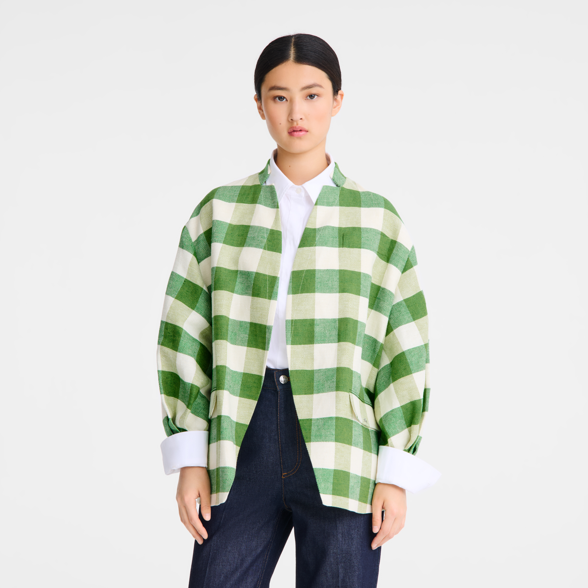 Kimono jacket, Green - View 4 of
5 - zoom in null Kimono jacket, Green