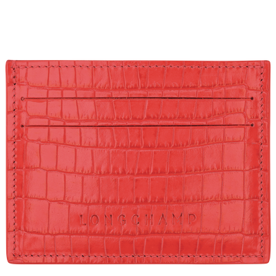 Longchamp Pocket Card holder , Vermilion - Leather