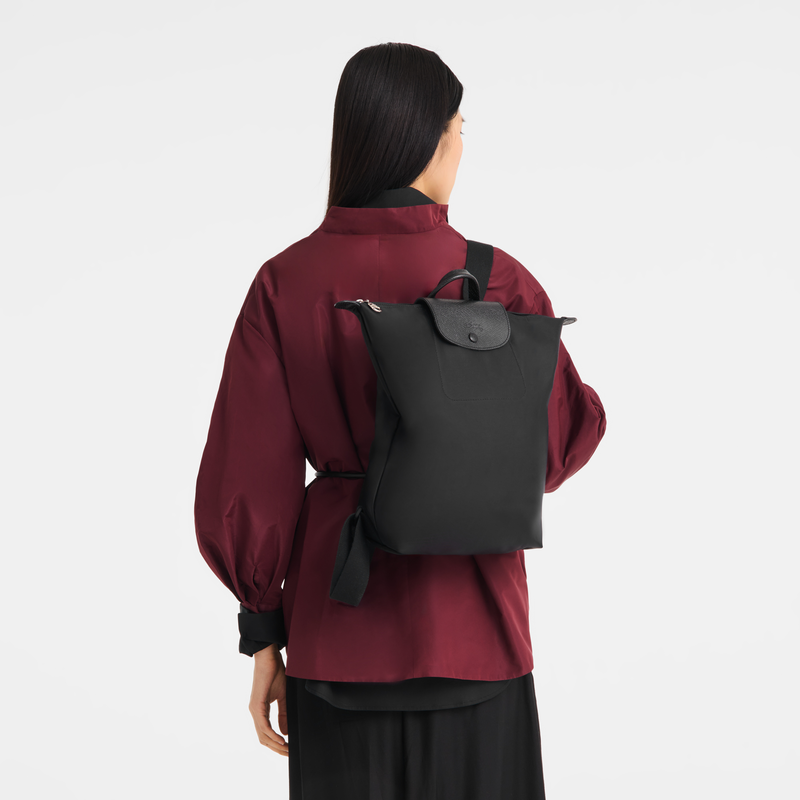 Le Pliage One M Backpack , Black - Recycled canvas  - View 8 of  8