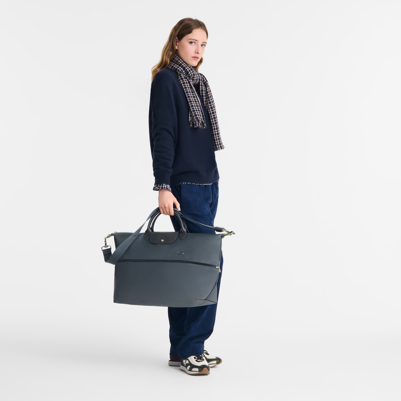 Le Pliage Green 可扩展旅行包 , 石墨黑 - 再生帆布  - 查看 6 6