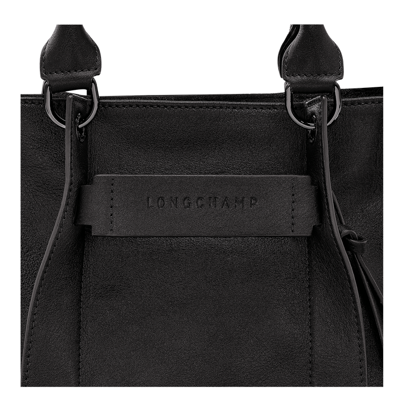 Longchamp 3D S 手提包 , 黑色 - 皮革  - 查看 6 6