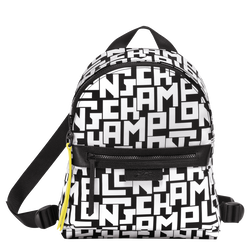 Le Pliage LGP S 双肩背包小号 , 黑/白色 - 帆布
