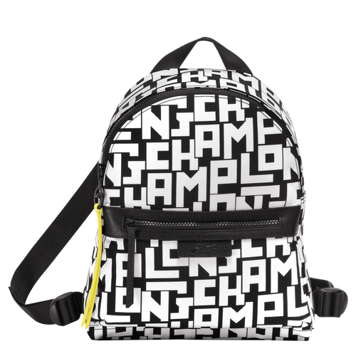 Le Pliage LGP S Backpack , Black/White - Canvas - View 1 of  3