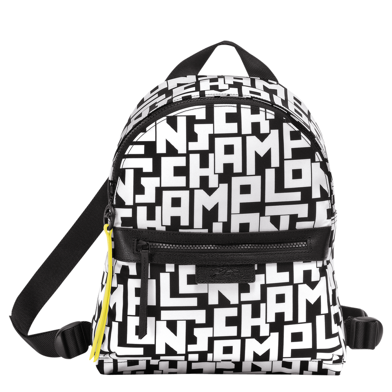 Le Pliage LGP S Backpack , Black/White - Canvas  - View 1 of  3