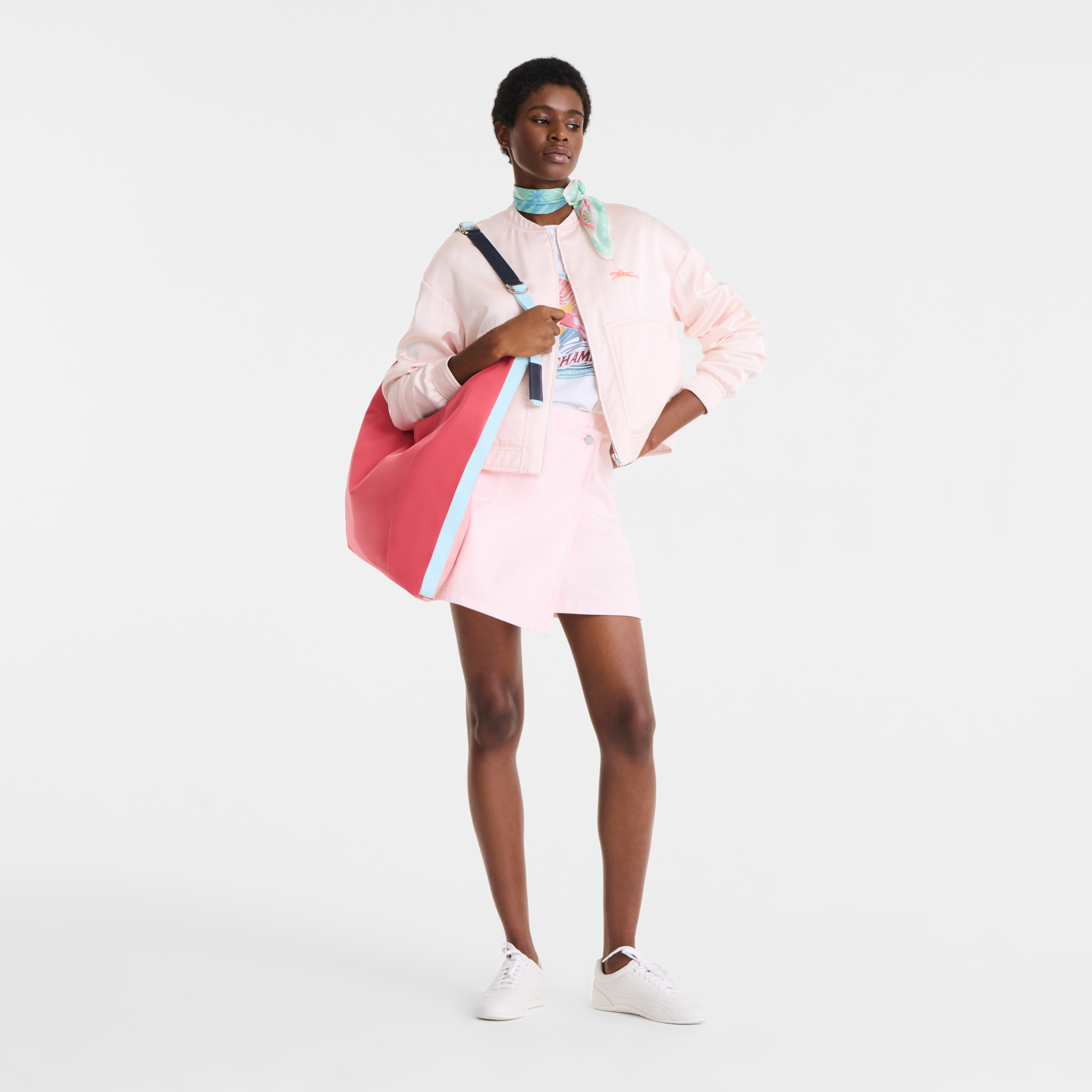 Re-Play 单肩包  XL, 粉红色