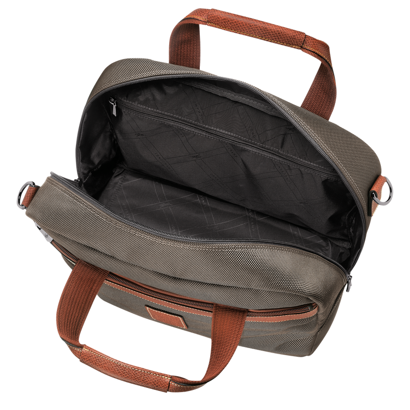 Boxford S Travel bag , Brown - Recycled canvas  - View 5 of  6