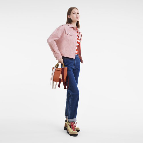 Le Pliage Re-Play Handbag XS, Carot