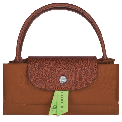 Le Pliage Green S Handbag , Cognac - Recycled canvas - View 7 of  7