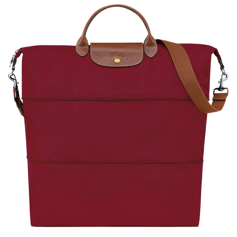 Le Pliage Original 可扩展旅行包 , 红色 - 再生帆布  - 查看 1 5