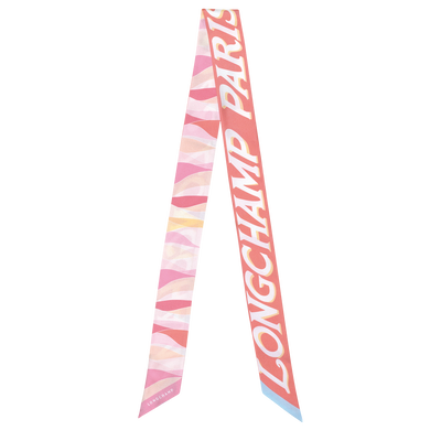 En Pleine Vague（浪尖起舞） 细丝带 , 日落色 - 真丝