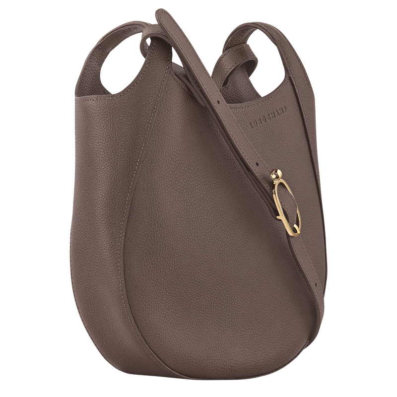 Le Foulonn&eacute; S Crossbody bag , Taupe - Leather  - View 3 of  6